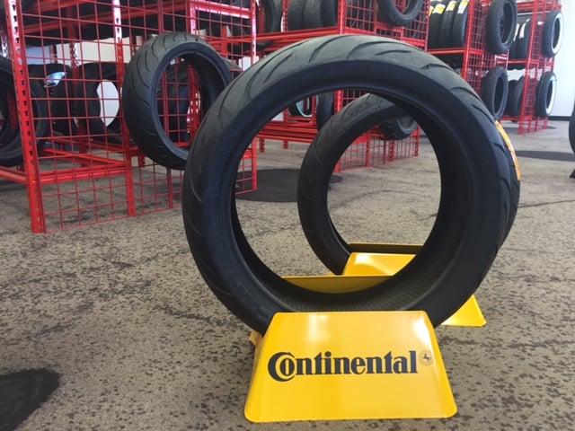 The iconic 8 Ball Motorcycle Tires logo